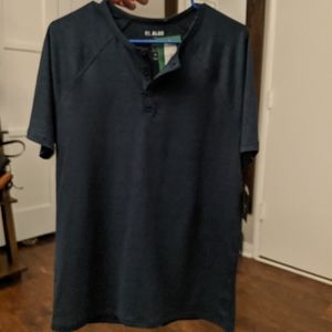 Algo-Russel Performance Henley, Navy